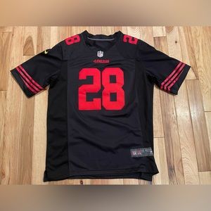49er, Carlos Hyde, black Jersey